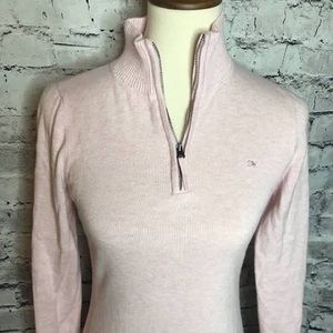 Like New Light Pink Quarter Zip Vineyard Vines